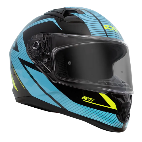 RXT 825 STREET 2 SUZUKA GLOSS BLACK/BLUE/FLURO HELMET