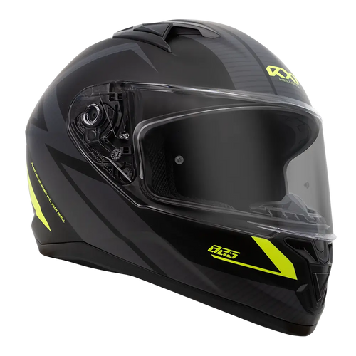 RXT 825 STREET 2 SUZUKA MATTE BLACK/GREY/FLURO HELMET
