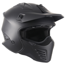 RXT WARRIOR 2 SOLID MATTE BLACK HELMET