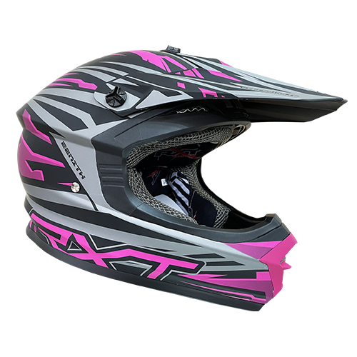 RXT A730 ZENITH 3 MATTE BLACK/MAGENTA HELMET