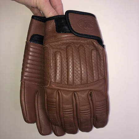 78 MOTOR CO. SPRINT GLOVES HAVANA TAN MK4 (SIZE: LARGE)