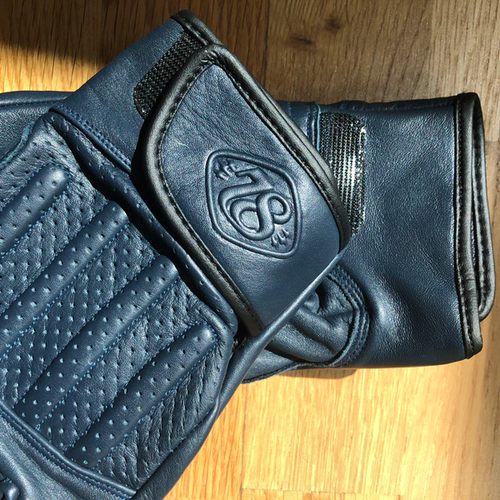 78 MOTOR CO. SPRINT GLOVES OXFORD BLUE MK4 (SIZE: LARGE)