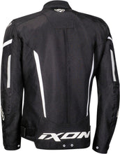 IXON STRIKER BLACK/WHITE TEXTILE JACKET