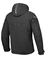 IXON BURNING BLACK TEXTILE HOODIE JACKET