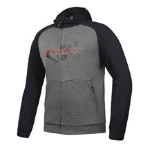 IXON TOUCHDOWN BLACK/ANTHRACITE TEXTILE HOODIE JACKET