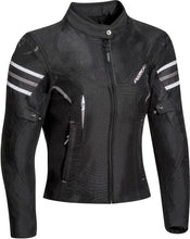 IXON ILANA TEXTILE WOMENS JACKET - BLACK/WHITE (Size: SMALL) Last One