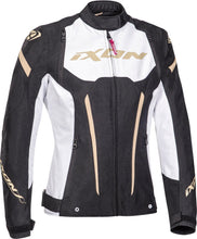 IXON STRIKER LADY BLACK/WHITE/GOLD TEXTILE WOMENS JACKET