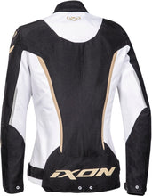 IXON STRIKER LADY BLACK/WHITE/GOLD TEXTILE WOMENS JACKET