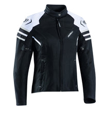 IXON ILANA EVO BLACK/WHITE TEXTILE WOMENS JACKET