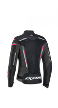 IXON STRIKER AIR WATERPROOF LADY BLACK/WHITE/FUSHIA TEXTILE WOMENS JACKET