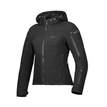 IXON BURNING LADY BLACK TEXTILE WOMENS HOODIE JACKET