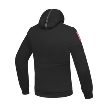 IXON TOUCHDOWN LADY BLACK/BRIGHT PINK TEXTILE WOMENS HOODIE JACKET