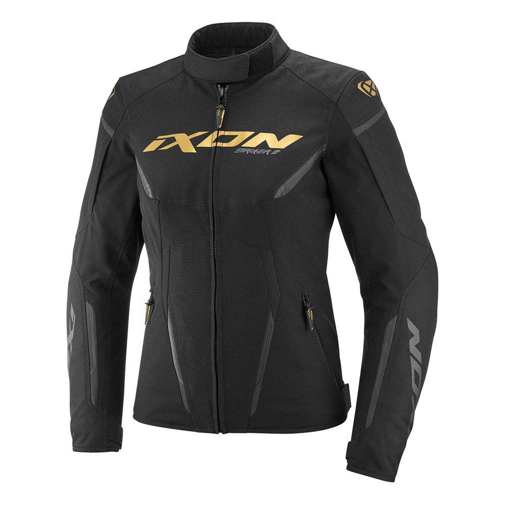 IXON STRIKER 2 LADY BLACK/GOLD WOMENS TEXTILE JACKET