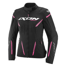 IXON STRIKER 2 LADY BLACK/BRIGHT PINK WOMENS TEXTILE JACKET