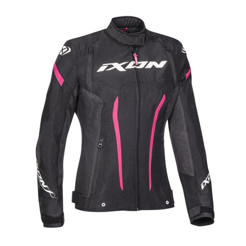 IXON STRIKER BLACK/FUCHSIA KIDS GIRLS TEXTILE JACKET