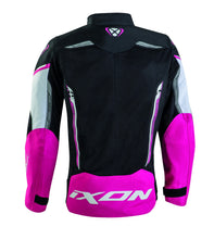 IXON STRIKER AIR BLACK/WHITE/FUSHIA KIDS TEXTILE JACKET