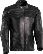 IXON CRANKY AIR BLACK LEATHER JACKET