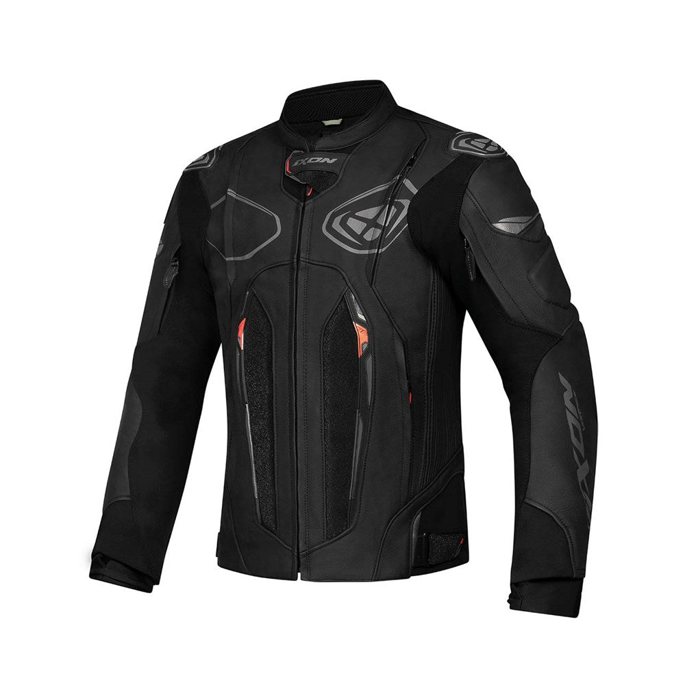 IXON VORACE BLACK LEATHER JACKET