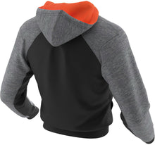 IXON LODGE BLACK/GREY/WHITE FULL ZIP HOODIE SWEATSHIRT