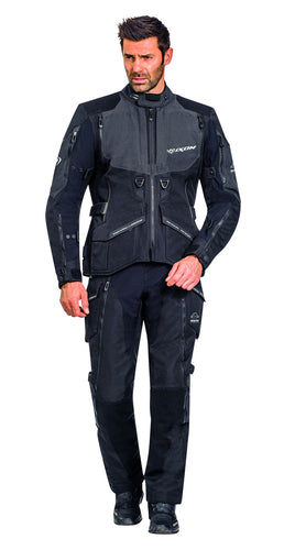 IXON RAGNAR BLACK/ANTHRACITE TEXTILE JACKET