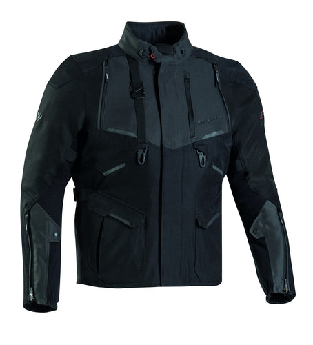 IXON EDDAS C BLACK/ANTHRACITE TEXTILE JACKET