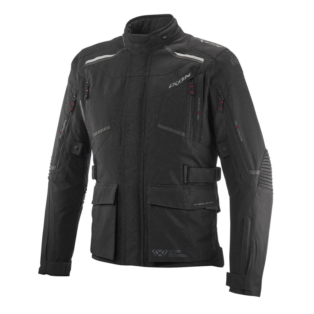 IXON MIDGARD BLACK TEXTILE JACKET