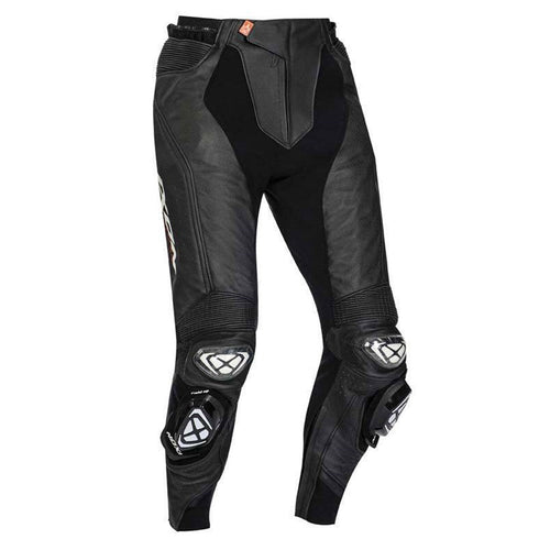 IXON VENDETTA EVO BLACK/WHITE LEATHER PANTS