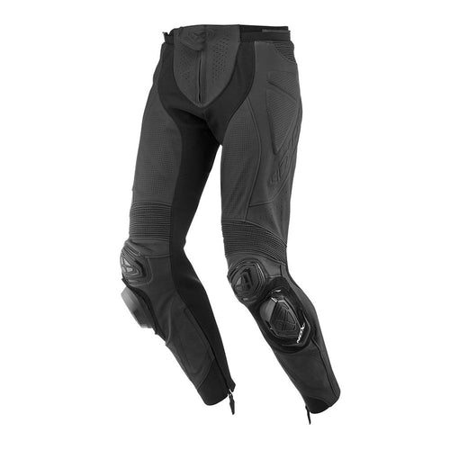 IXON VORTEX 3 BLACK/BLACK LEATHER PANTS