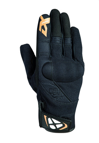 IXON RS DELTA BLACK/WHITE/GOLD WOMENS GLOVES