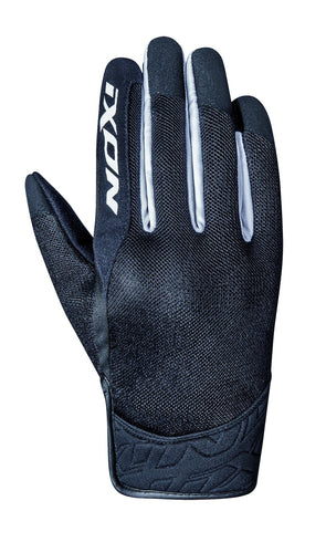 IXON RS SLICKER BLACK/WHITE KIDS GLOVES