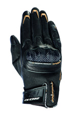 IXON RS RISE AIR BLACK/GOLD WOMENS GLOVES