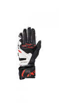 IXON GP4 AIR BLACK/WHITE/RED GLOVES