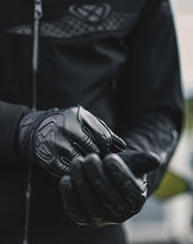 IXON MIG 2 BLACK LEATHER GLOVES