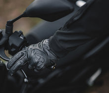 IXON MIG 2 BLACK LEATHER GLOVES