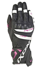 IXON RS TEMPO AIR WOMENS GLOVES BLACK/PINK (SIZE: SMALL)