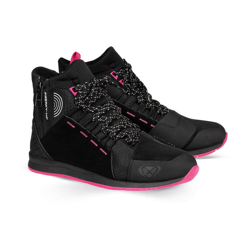 IXON FREAKY WATERPROOF LADY BLACK/FUSHIA WOMENS BOOTS