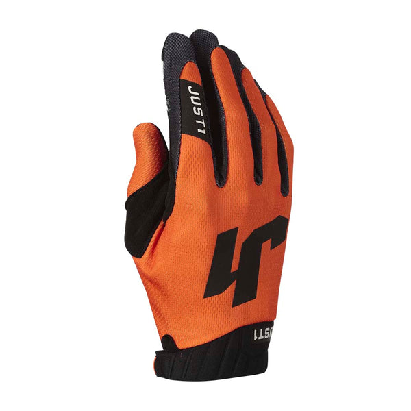 JUST1 J-FLEX 2.0 ORANGE BLACK YOUTH MOTOCROSS GLOVES
