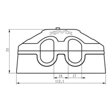 KOVIX FLOOR ANCHOR BLACK