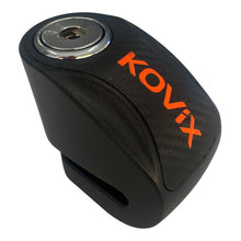 KOVIX OVERLORD DISC LOCK KNN1 BLACK WITH REMINDER CABLE