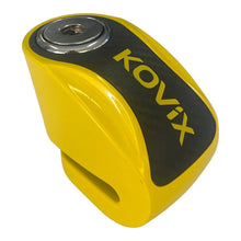 KOVIX OVERLORD DISC LOCK KNN1 YELLOW WITH REMINDER CABLE
