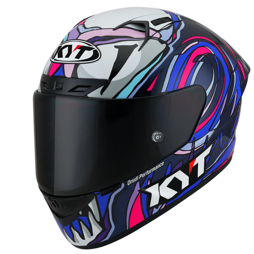 KYT NZ RACE ECE 22.06 MOTORCYCLE HELMET BASTIANINI REPLICA