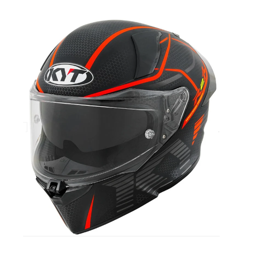 KYT R2R CONCEPT MATTE BLACK/RED MOTORCYCLE HELMET