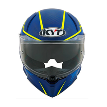 KYT R2R CONCEPT MATTE BLUE/YELLOW MOTORCYCLE HELMET