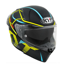 KYT R2R CONCEPT MATTE BLACK/YELLOW MOTORCYCLE HELMET