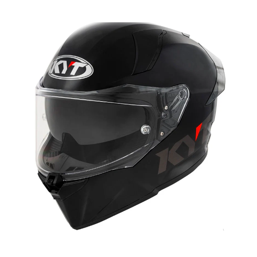 KYT R2R PLAIN MATTE BLACK MOTORCYCLE HELMET