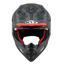 KYT JUMPSHOT 3 MATTE BLACK RED FLURO MOTOCROSS HELMET