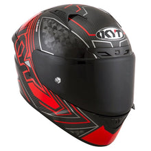 KYT NX RACE MOTORCYCLE HELMET CARBON PRISMA RED