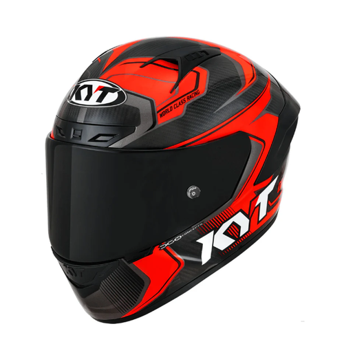 KYT NZ RACE COMPETITION RED CARBON MOTORCYCLE HELMET