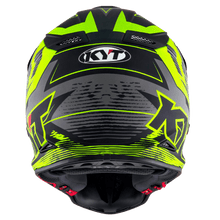 KYT SKYHAWK DIGGER MATTE GREY YELLOW MOTOCROSS HELMET