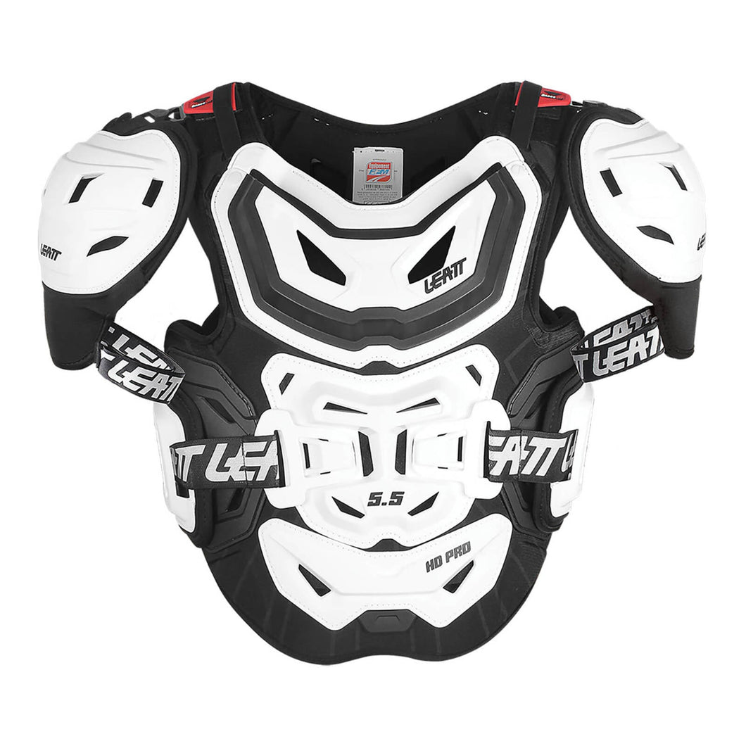 LEATT 5.5 CHEST PROTECTOR PRO HD - WHITE